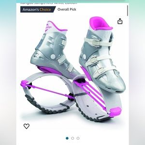 Kangoo Jumps XR3 SE White and Pink Women’s Exercise Boots